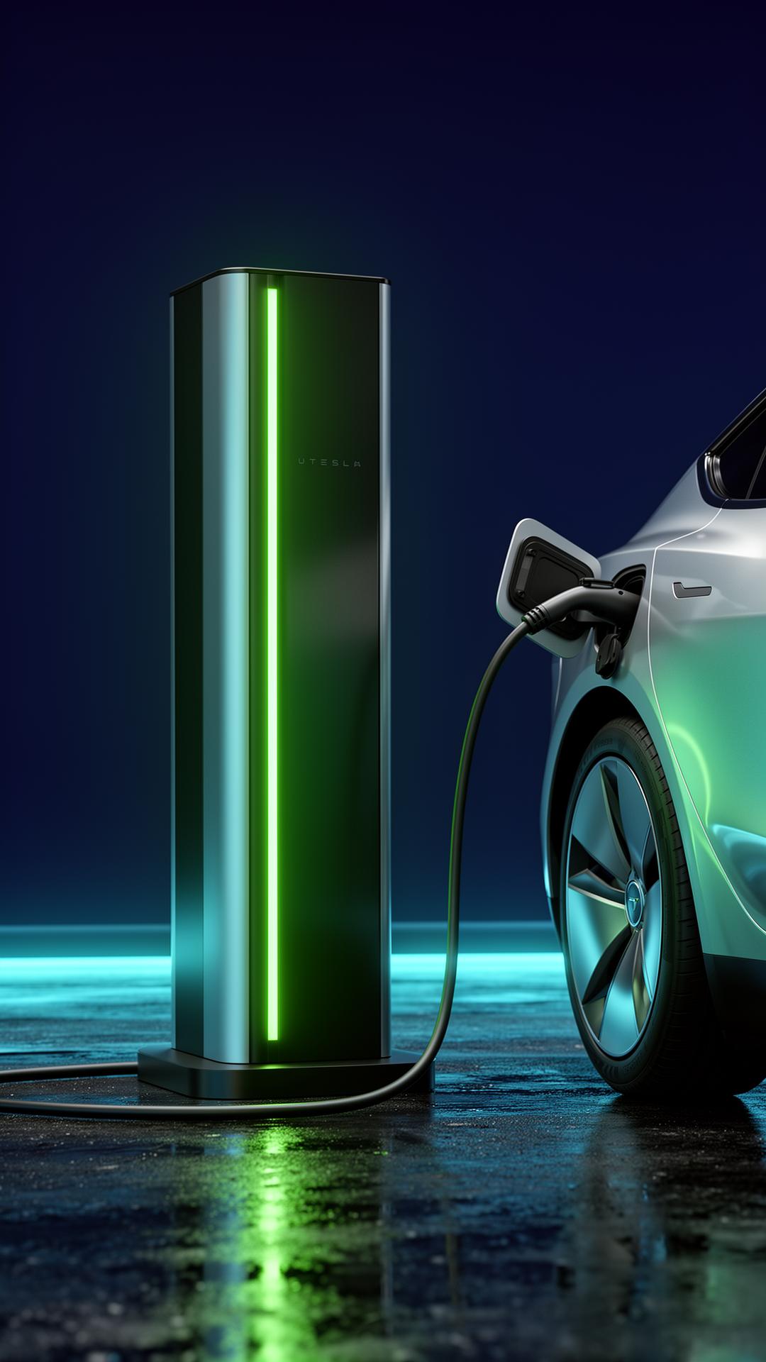 Cargador ultra-rápido con detalle neón